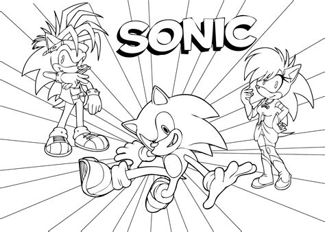 Sonic 2 Printable Coloring Pages