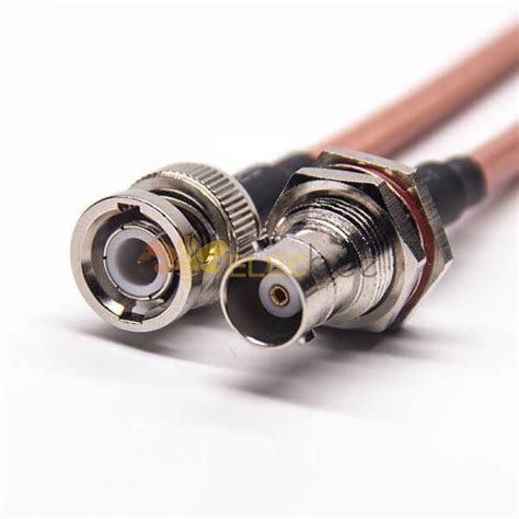 Conjunto De Rf De Cabo Coaxial Pe As Bnc Reto Macho Para Bnc Reto