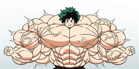 Ali Arts Comms Open On Twitter Muscular Midoriya From Mha