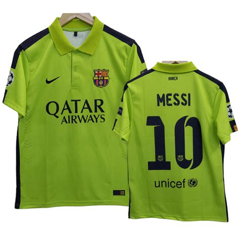 Messi Barcelona 2014 15 Home Jersey Retro Collection Cyberried Store