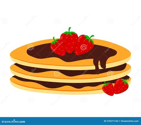 Pancake Animated Cartoon PNG Illustration For Pancake Day Isolated On ...