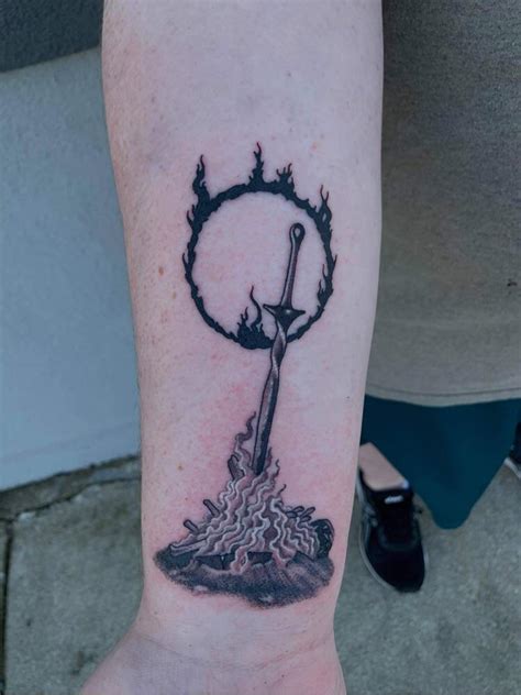 Dark Souls Darksign And Bonfire Done By Anthony Bibbee At Scars