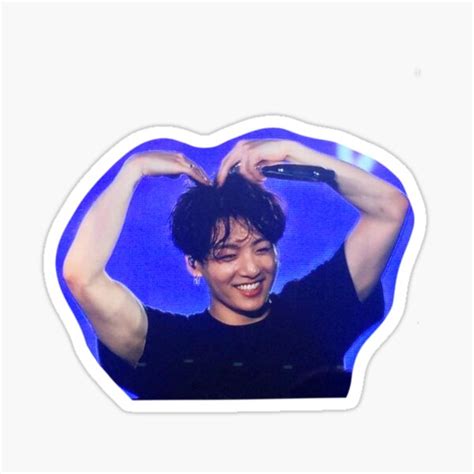 "Jungkook JK BTS Bangtan heart" Sticker for Sale by tokki-drawings ...