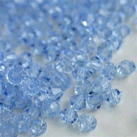 Купить Биконус Preciosa 3мм, Light Sapphire