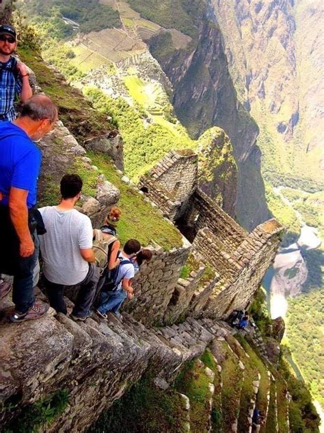 The Stair Of Death In Peru Built By The Inca Civilization 600 Years