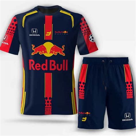 Red Bull Honda Racing Inspired Sportswear Set Etsy