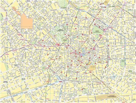 City Center Milan Map - MapSof.net