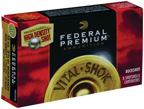 Federal Premium Vital Shok Buckshot High Dens 12 Ga Phd15900 Long Gun Buy Online Guns Ship