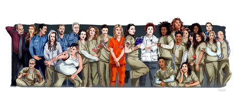 OITNB - Character Spread by DLouiseART on DeviantArt