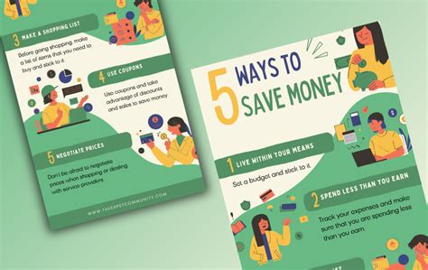 Save Money Infographic - Digital Assets MarketPlace