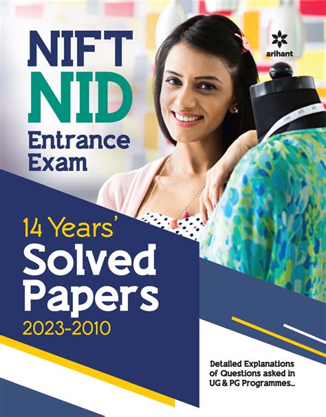 Arihant Nift Nid Entrance Exam Years Solved Papers