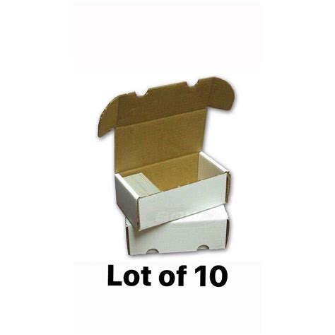 400ct Corrugated Cardboard Storage Box Lot Of 10 Tcg Mtg Ygo 90kg