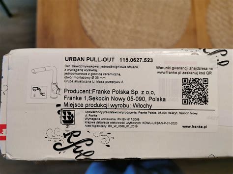 Franke Urban Pull Out Czarny Mat Kran Kuchenny Warszawa Wola OLX Pl