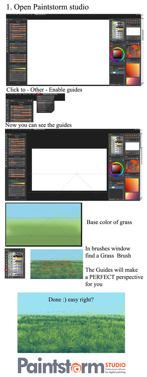 Most Easy Grass Tutorial Ever By Ryky On Deviantart