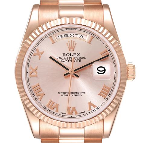 Rolex President Rose Gold 118235 | Stock 48786 | SwissWatchExpo