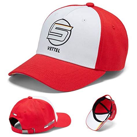 Ferrari Sebastian Vettel Adult Baseball Cap Official Team