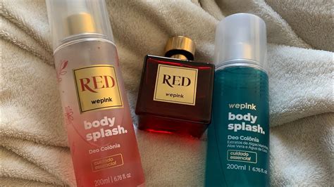 Meus Body Splash Da Wepink E O Perfume Red Body Splash Red E Vf Aqua