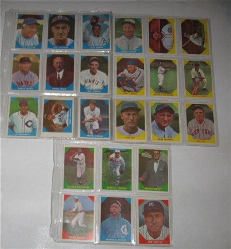 Lot Detail Fleer Baseball Greats Partial Set W Ted Williams