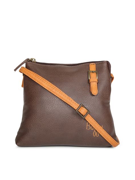 Buy Baggit Brown Solid Sling Bag Handbags For Women 2236451 Myntra