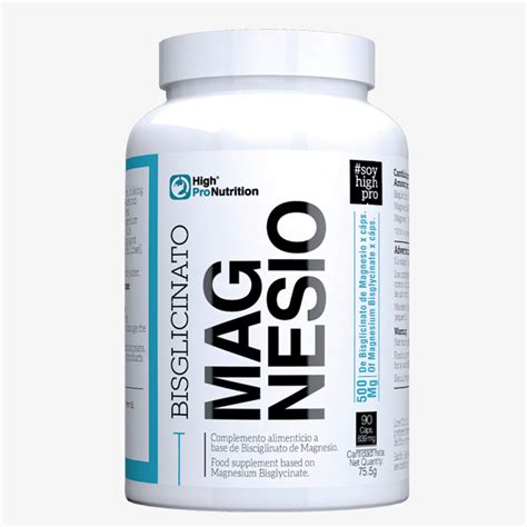 Bisglicinato De Magnesio 90 Caps Highpro Nutrition Crono Sport