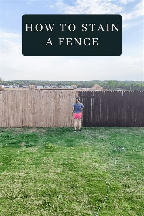 How To Stain A Fence Using A Sprayer Artofit