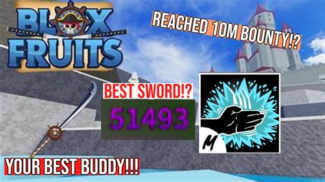 The BEST SWORD Ever Buddy Sword Bounty Hunting Roblox Blox Fruits