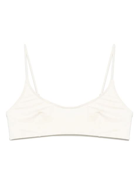 MC Saint Barth Judy Bikini Top Neutrals FARFETCH UK