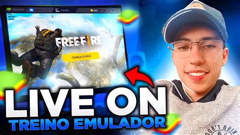 🔥free Fire Ao Vivo🔥treino No Emulador🔥4x4 Com Inscrito🔥muita Sala Aqui🔥