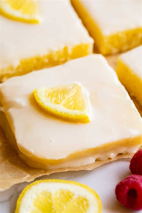 Lemon Sheet Cake With Lemon Glaze The Food Charlatan