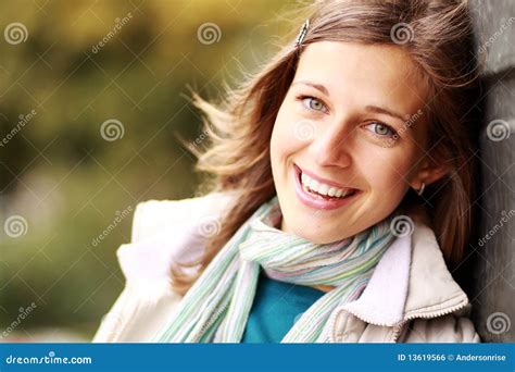 Happy Woman Stock Photo Image Of Fresh Attractive Color 13619566