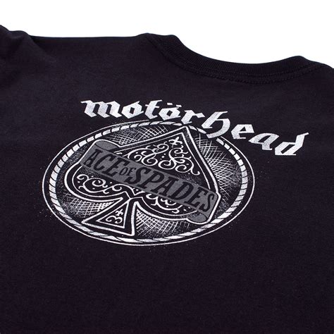 Camiseta Motorhead Ace Of Spades Preta Oficial Art Rock Camisetas