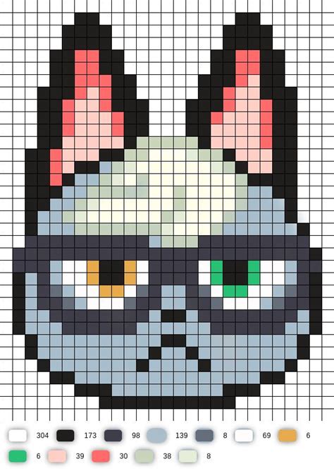 Animal Crossing Raymond Pixel Art Pattern Pixel Art Animal Cross