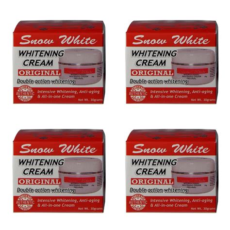 Snow White International Whitening Cream Original 30g Set Of 4 NcoI