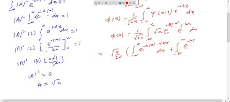 Solved A Free Particle Has The Initial Wave Function Psi X A E A