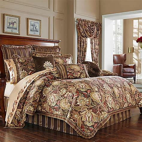 J. Queen New York™ Coventry Comforter Set in Brown - Bed Bath & Beyond