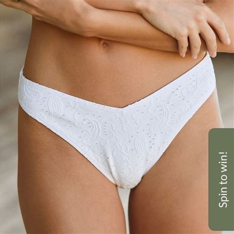 Berlook Swim Nwt White Eyelet Bikini Bottom Poshmark