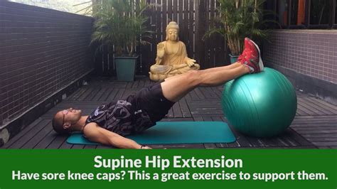 Supine Hip Extension Youtube