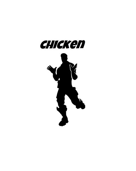 Fortnite | Emote "Chicken" Digital DXF | PNG | SVG Files! – Claire B's Caboodles