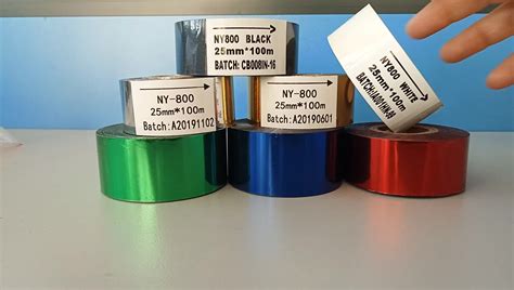 30mm 183m Hot Foil Ribbon Used On Automatic Expire Batch Date Stamp Coding Machine Buy Hot