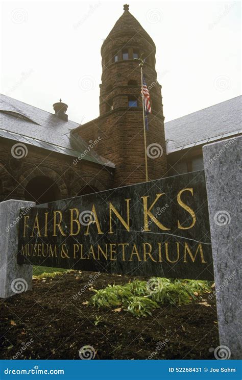 Fairbanks Planetarium And Museum In St Johnsbury Vt Editorial Photo