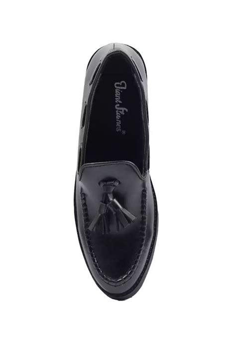 Jual Giant Flames Giant Flames Porto Black Slip On Original