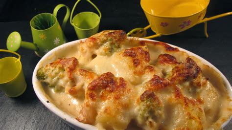 Gratin Chou Romanesco Et Pommes De Terre Sauce B Chamel