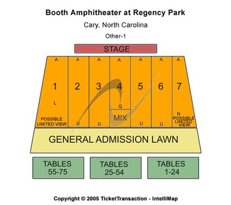 Booth Amphitheatre At Regency Park Tickets In Cary North Carolina