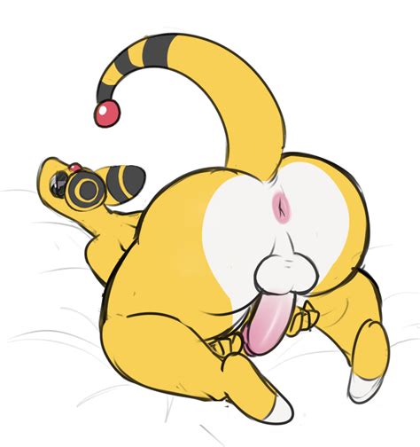 Rule 34 2022 Ampharos Anthro Anus Ass Ass Up Atherol Backsack Balls Bed Big Butt Black Eyes