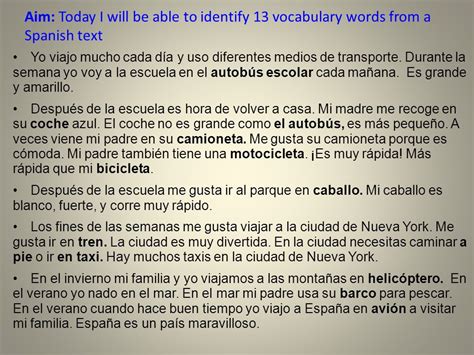 Hoy Es Lunes El 5 De Mayo 2014 Aim Today I Will Be Able To Identify