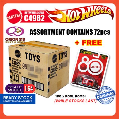 Hot Wheels C Assortment Cars Contains Pcs Mainline Sealed Case Single Tape Original