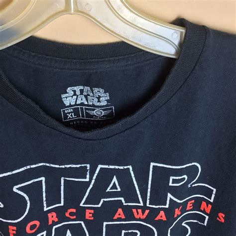 Star Wars The Force Awakens Star Wars Tee Shirt Xl Black Ebay