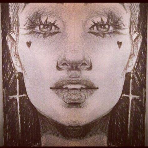 Kat Von D Sketch Sweetest Of Dreams Art Design Art Inspo Kat Von D