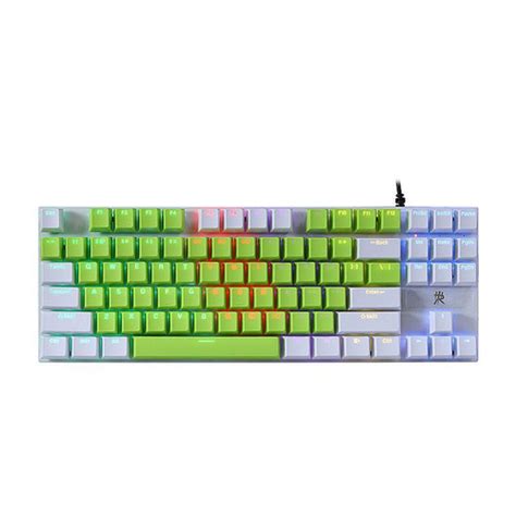 Jual Keyboard Gaming Mechanical Hotswap TKL Raptor RG KM870 RGB Light