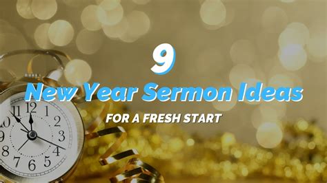 9 New Year Sermon Ideas For a Fresh Start - REACHRIGHT